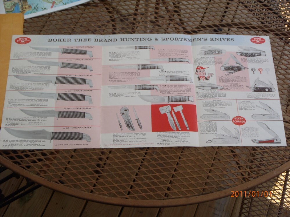 Boker / Schrade Knife Catalog
