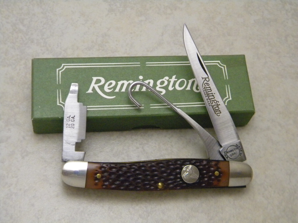 REMINGTON USA R-8 Large Stockman Knife Made by Camillus