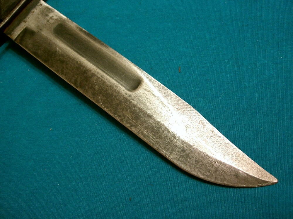 VINTAGE CAMILLUS NY USN MARK 2 MK2 NAVY FIGHTING BOWIE KNIFE