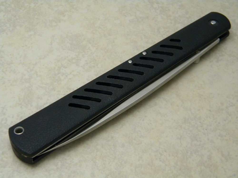 AL MAR Seki Japan 2005 Jumbo Model V Quicksilver Partial Serrated