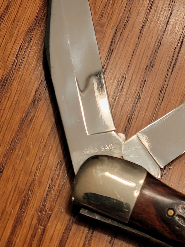 Case XX USA 6 Dot (1974) Wood 6265 SAB Folding Hunter Knife