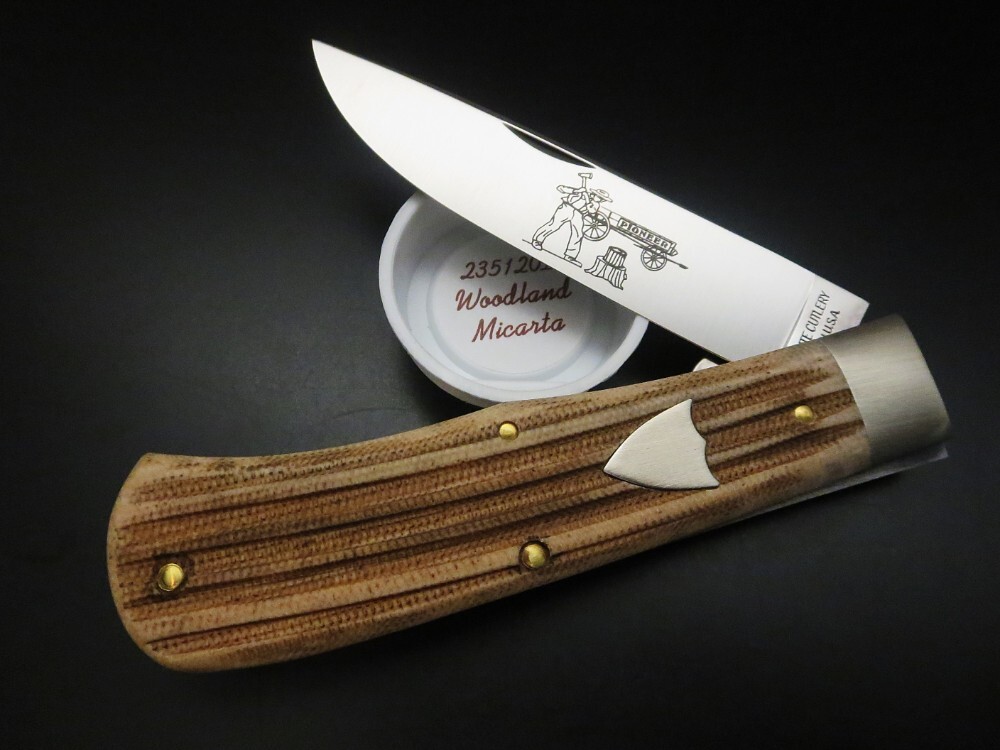 Great Eastern Cutlery #23L Liner Lock Micarta Pioneer Trapper GEC