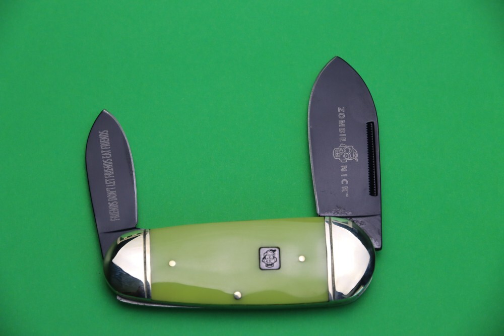 RR1455 Rough Ryder Zombie Nick Large Elephants Toenail Pocket Knife