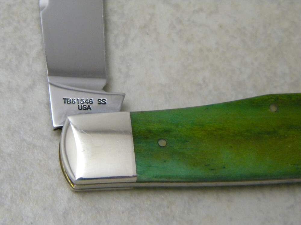Case XX USA TB61546 Green Bone 2013 Lmtd Edition Backpocket Knife