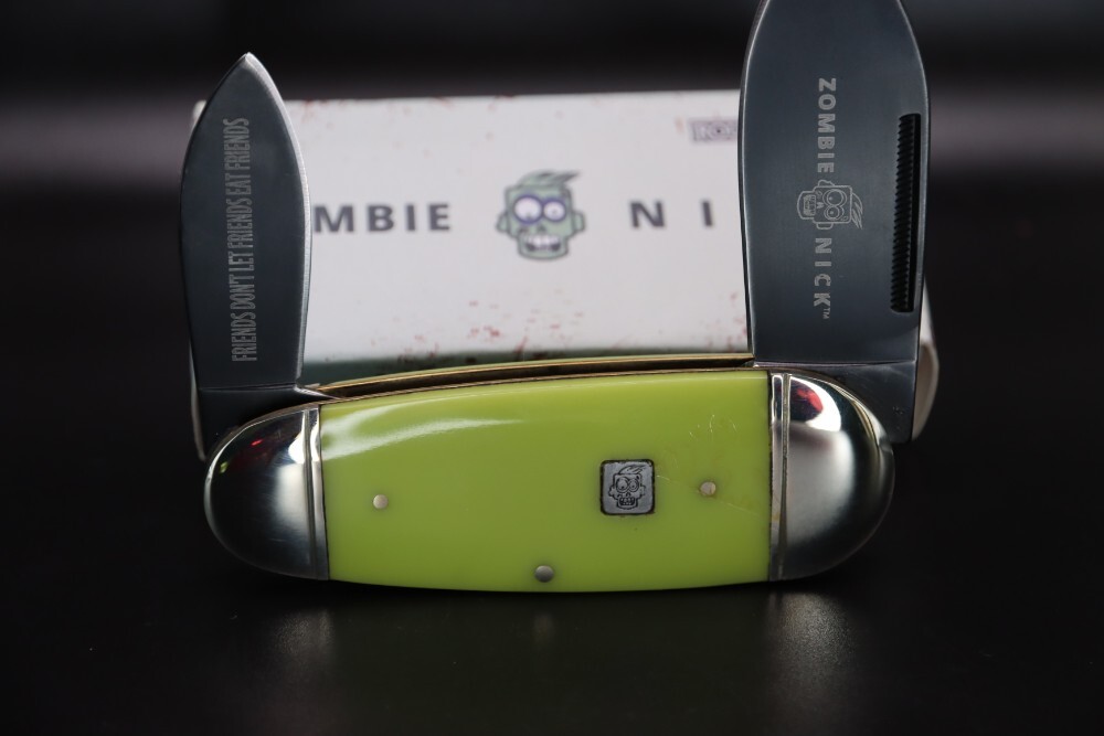 Rough Ryder Zombie Nick Large Elephants Toenail Pocket Knife