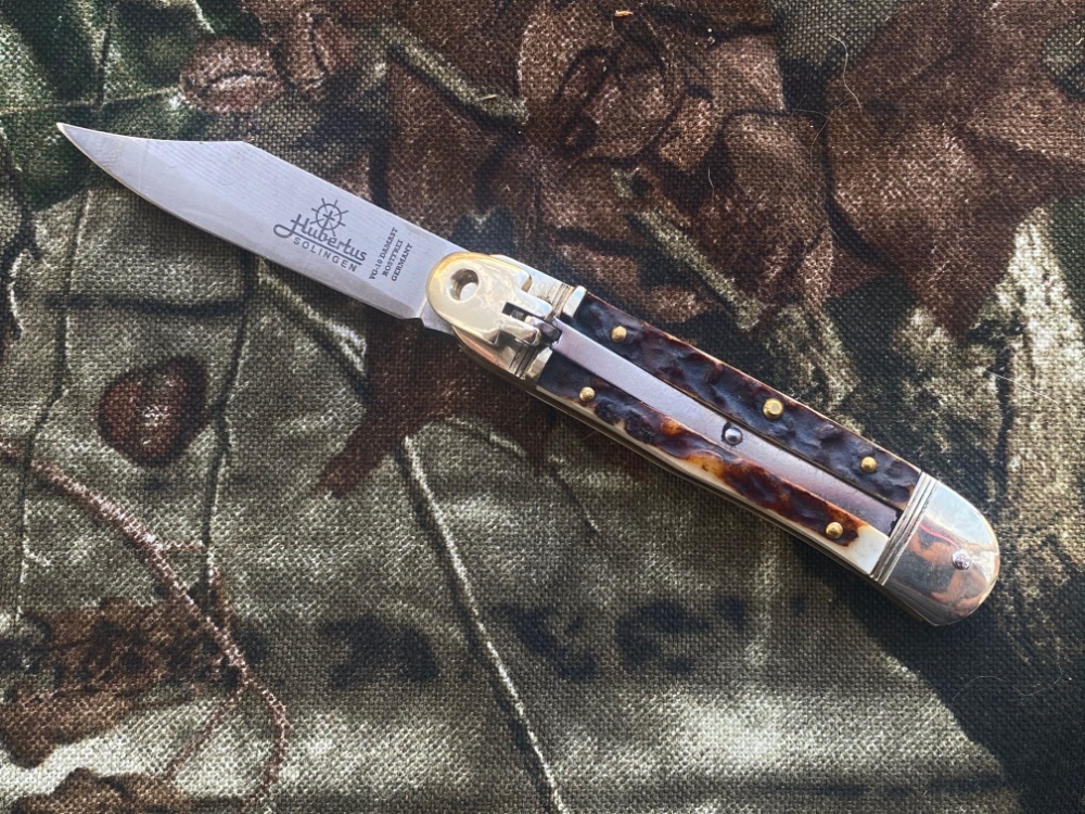 【SEAL限定商品】 HUBERTUS STAG GERMAN SPRINGER-VG 10 - DAMAST ハンティングナイフ、狩猟刀