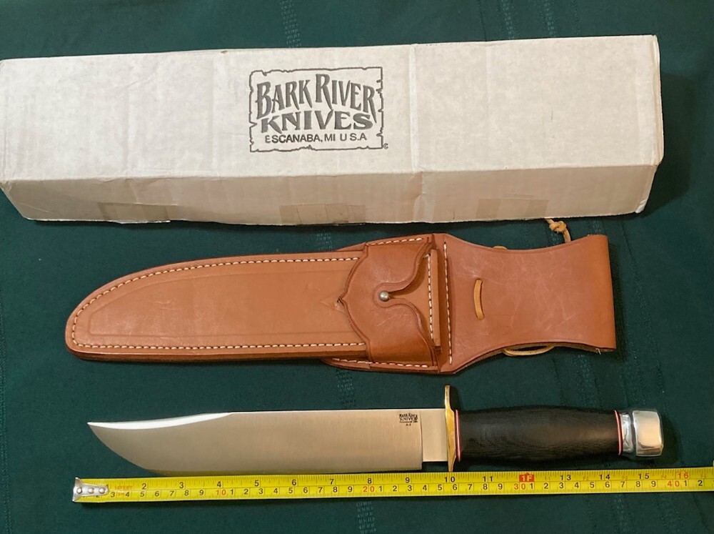 Bark River 1909 Michigan Bowie Black Canvas NIB