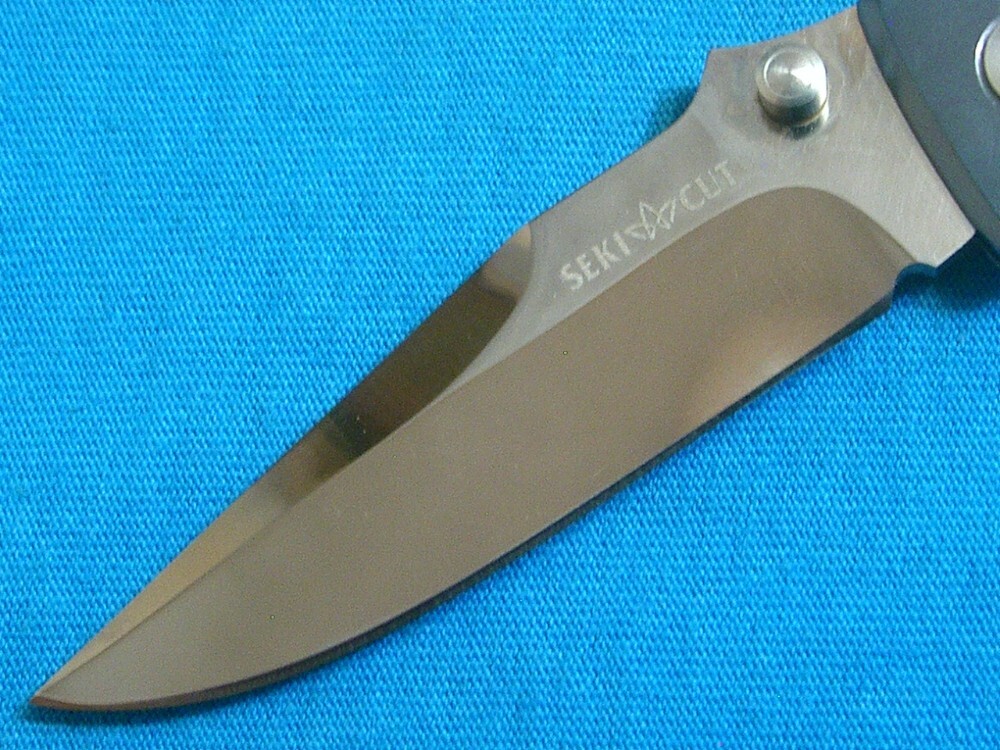 BLUE SEKI CUT HIRO VG10 JAPAN LOCKBACK FOLDING HUNTER POCKET KNIFE