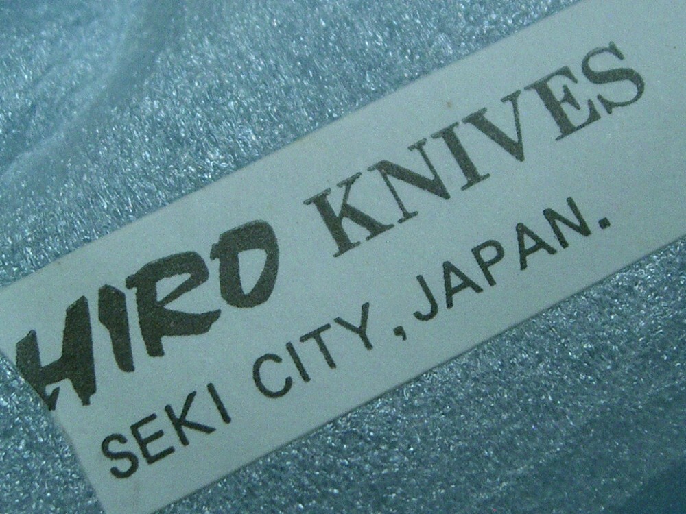 BLUE SEKI CUT HIRO VG10 JAPAN LOCKBACK FOLDING HUNTER POCKET KNIFE