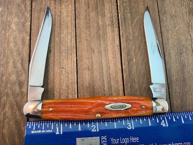 Robeson Pocketeze by Queen Muskrat Autumn Gold Bone D-2 Steel