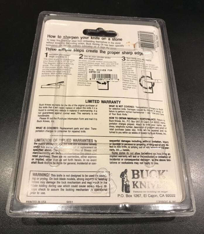 MINT 1987 Buck U.S.A. 704 "MAVERICK" FoldingBlade Pocket Knife