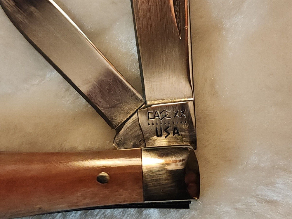 CASE XX U.S.A. 6225 1/2 SR SMOOTH ROSE BONE 2 BLADE COKE
