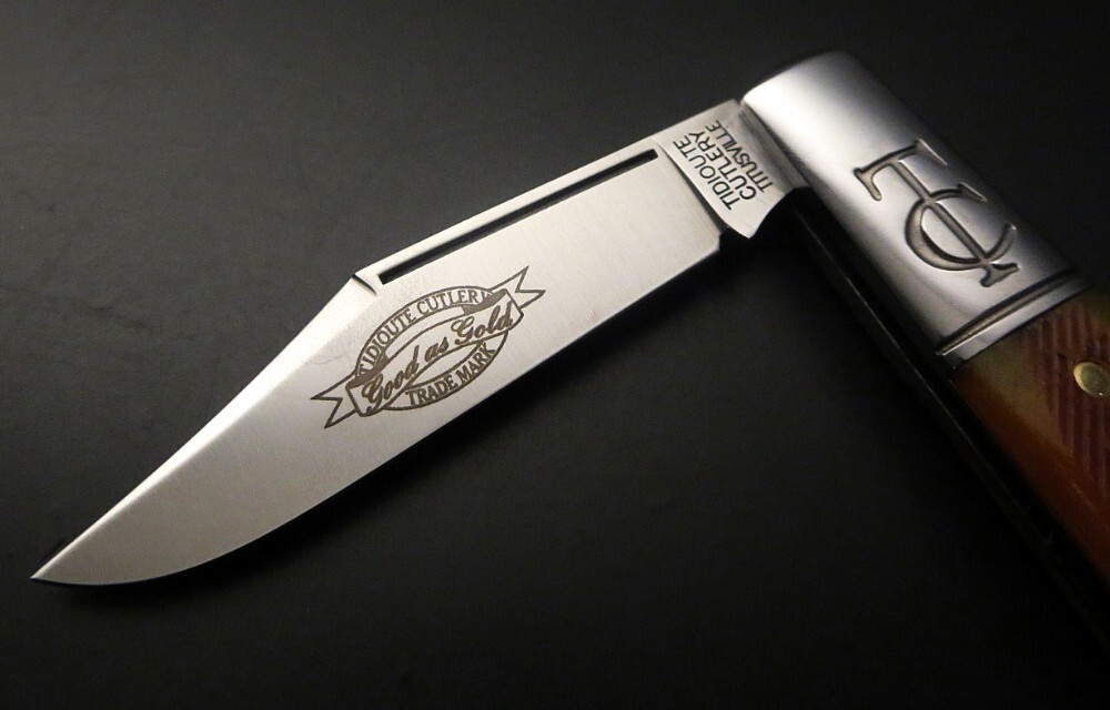 Great Eastern Cutlery 14 TC Barlow Goldenrod Sawcut Bone Clip Point