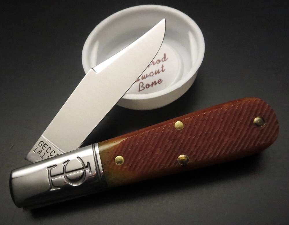 Great Eastern Cutlery 14 TC Barlow Goldenrod Sawcut Bone Clip Point