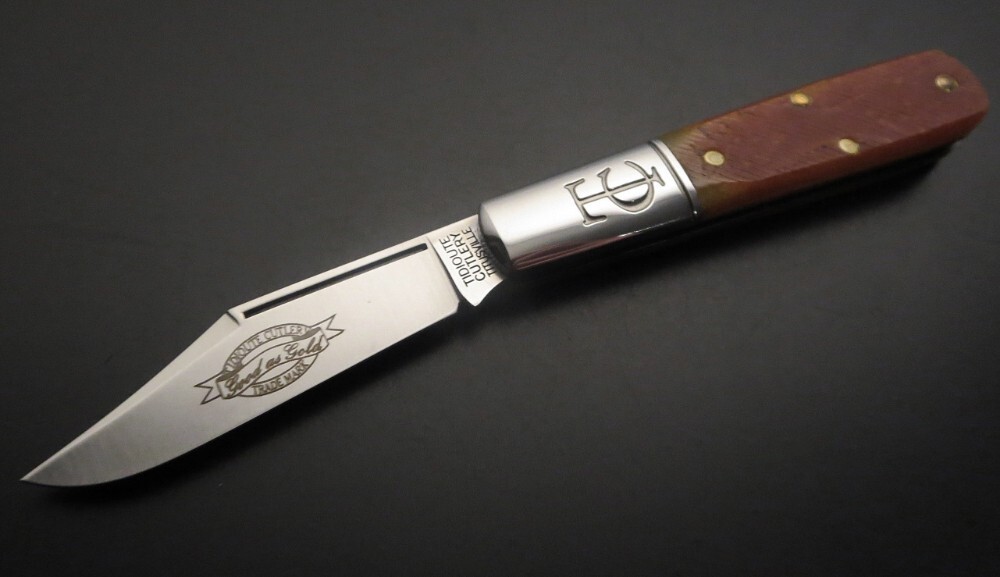 Great Eastern Cutlery 14 TC Barlow Goldenrod Sawcut Bone Clip Point