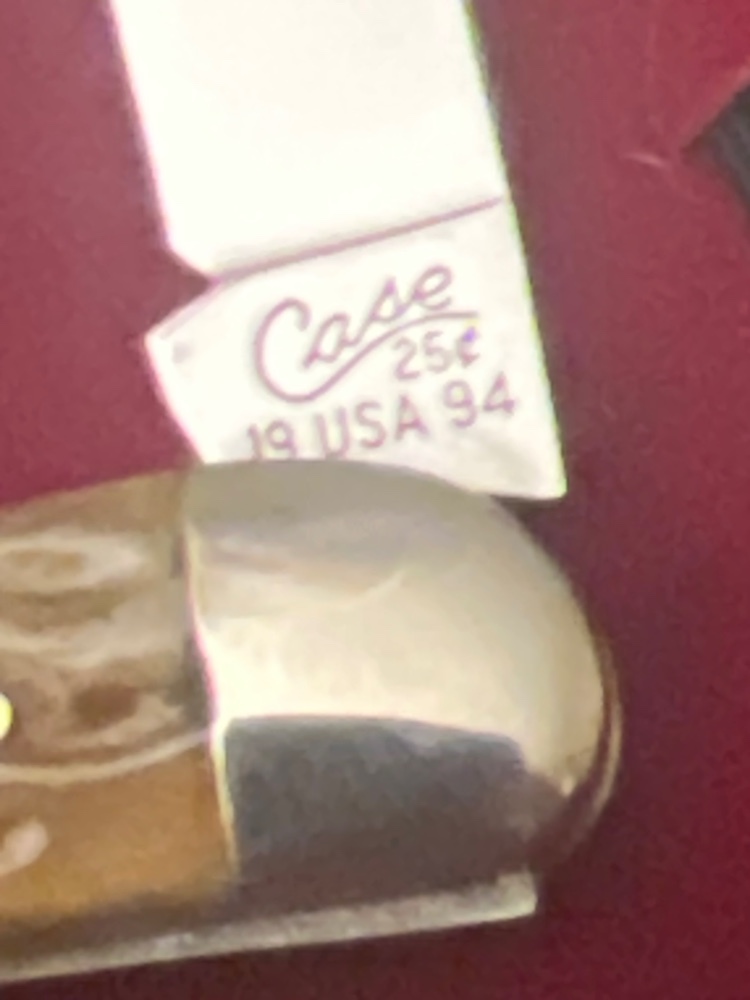 1994 Case XX $1.00, .75, .50, .25 , 4 Toothpick Set Limited