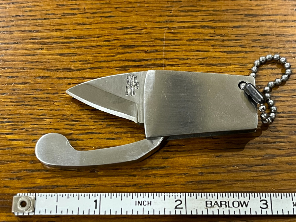 Parker Cut. Co. Stainless Steel Safety Pocket Knife Japan