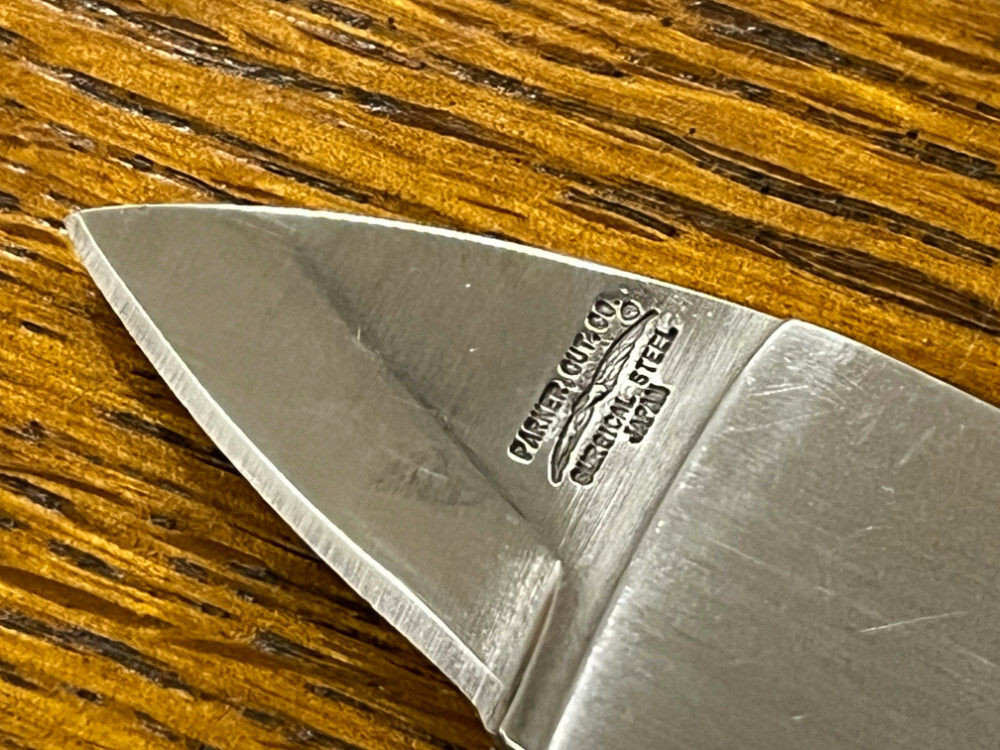Parker Cut. Co. Stainless Steel Safety Pocket Knife Japan