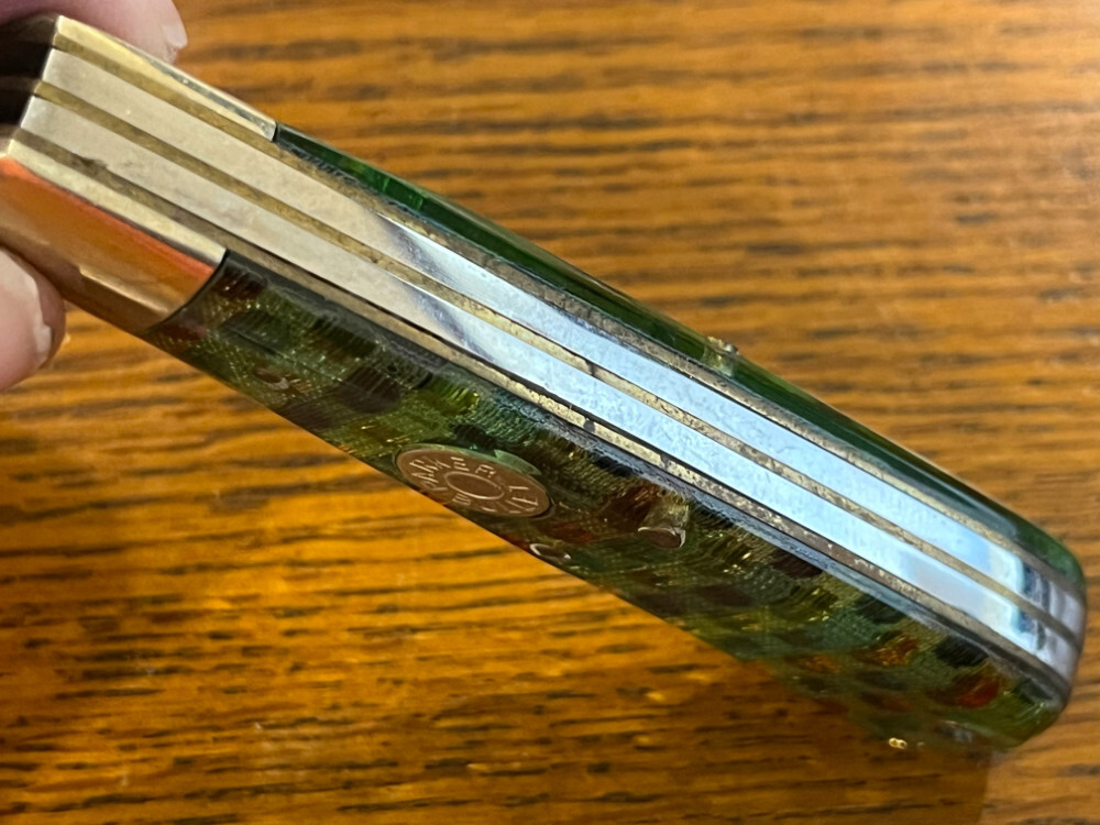 Parker Cut. Co. 1980's 2-Blade Bullet Trapper w/Multi-Color