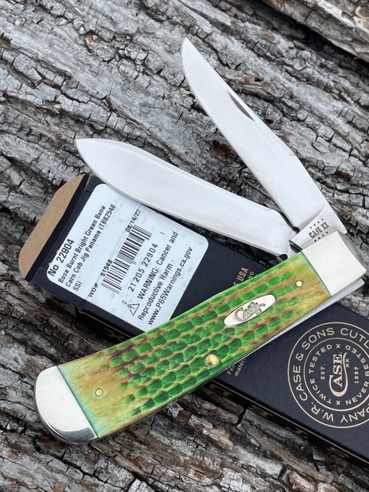 CASE XX ** SFO 2022 LIZARD SKIN JIG BONE PANAMA TRAPPER