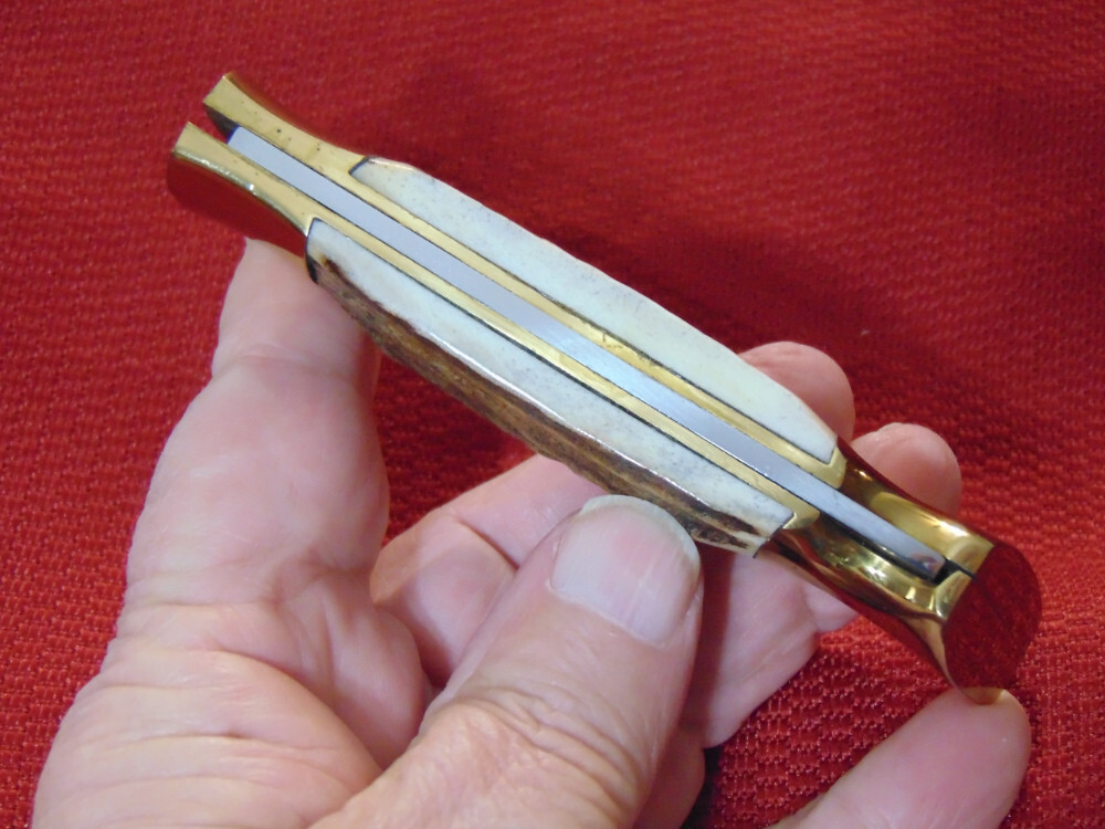 VINTAGE BROWNING 1978 CENTENNIAL GENUINE STAG LOCKBACK CHECK OR MONEY ORDER