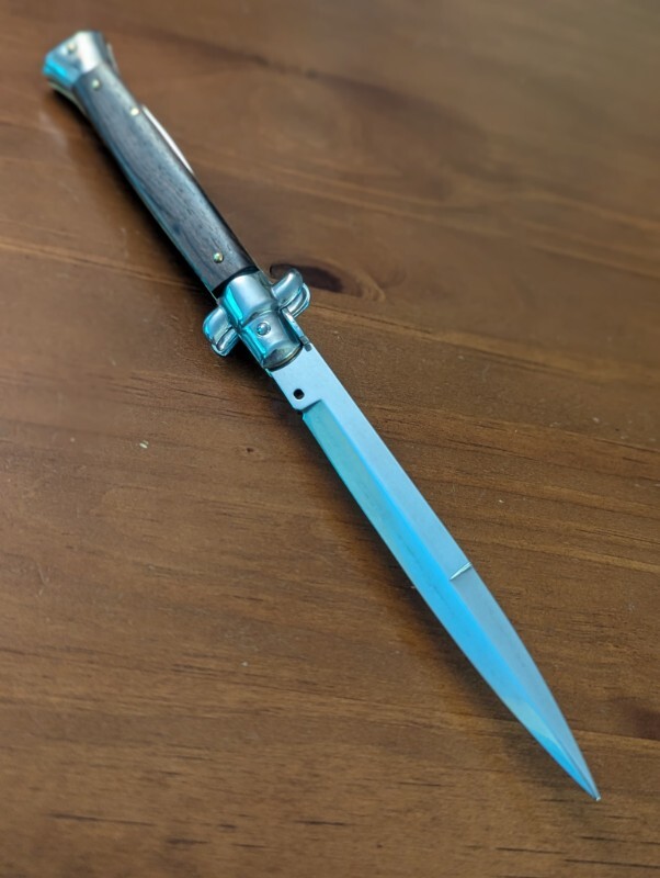 NEW Frank Beltrame Stiletto 28cm - 11” Ziricote Wood Bayonet