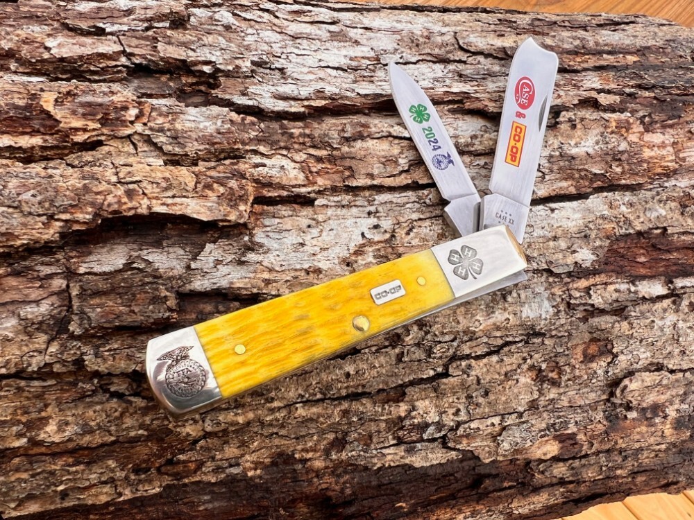 CASE XX ** 2024 FFA/4H YELLOW JIGGED BONE RAZOR