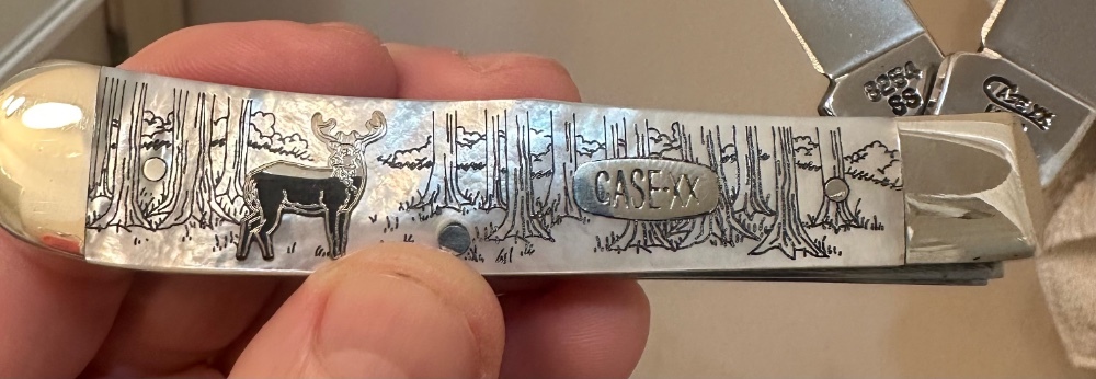 日本初の 1998 Case Deer Scrimshawed w/ Trapper Pearl of Mother XX SF・ファンタジー・ホラー