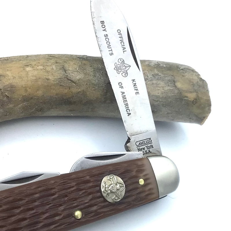 Vintage Official Camillus Boy Scout Camp Knife