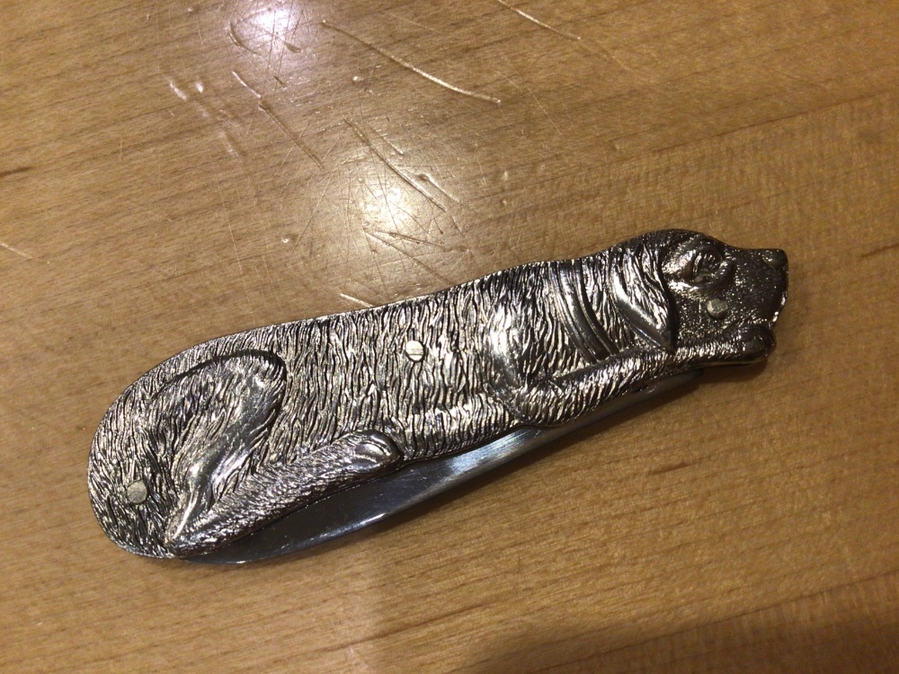 Taylor Cutlery Kingsport, TN 1979 Lying Dog Silver Taylor Cutlery Kingsport, TN 1979 Lying Dog Silver