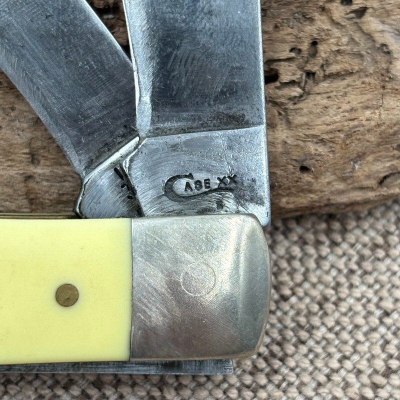 Case XX 3254 CV Yellow Trapper Folding Pocket Knife, 2019 USA