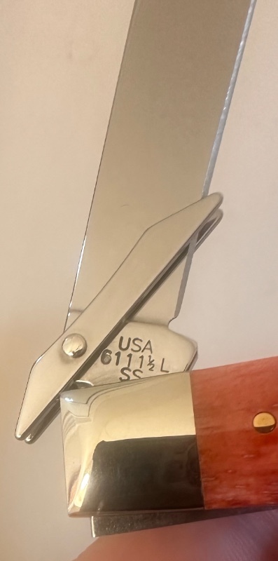 2003 CaseXX Pocket Worn Cheetah w/Old Red Jigged Bone Handles
