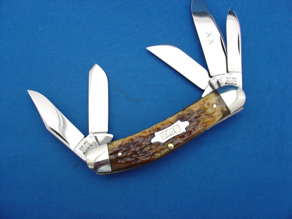 Case Classic 65039 Bone Handle Factory Sample Sowbelly Knife 1 of 5