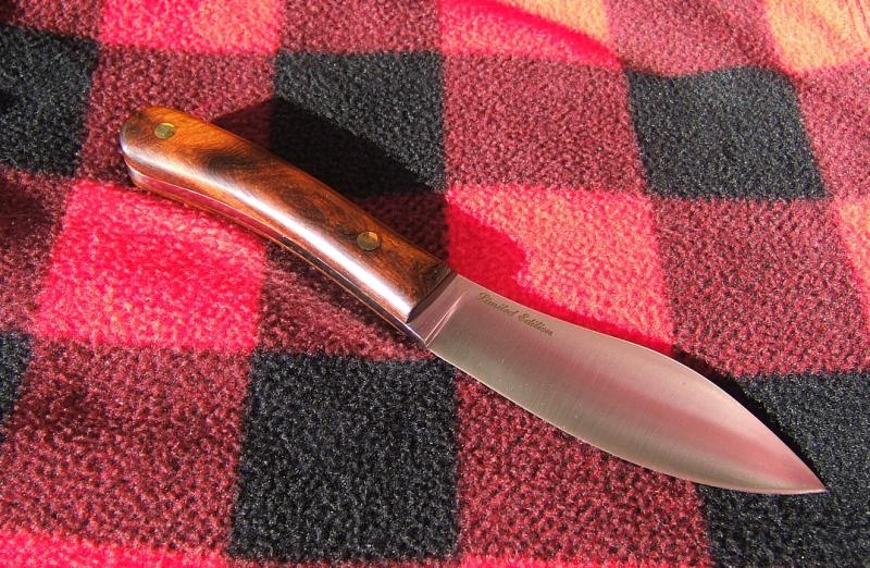 BARK RIVER NESSMUK KNIFE, Limited Edition, Desert Ironwood Handle