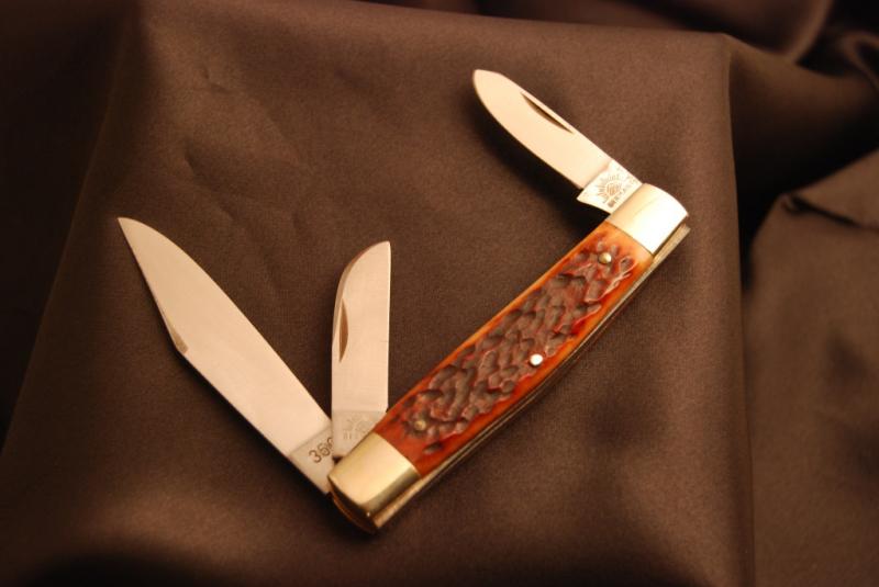 Carl Schlieper German Eye Brand 3-Blade Bone Stockman