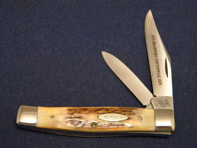 Case XX Stainless USA 1 Dot (1979) Bradford Centennial Stag 5292