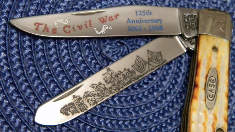CASE W6254SS The Civil War 125th Anniversary 1861-1986 in