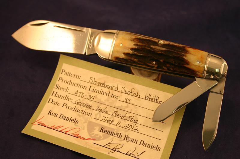 Tuna Valley Cutlery Sleeveboard Sunfish Whittler Pocket Knife 4