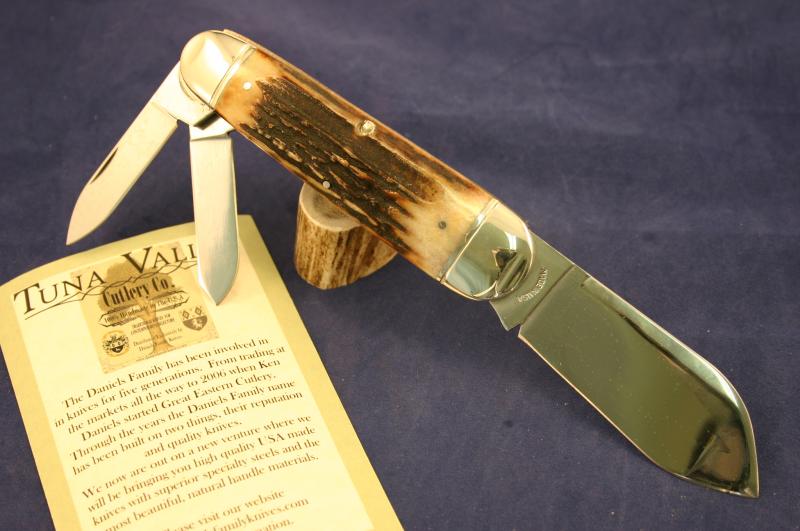 Tuna Valley Cutlery Sleeveboard Sunfish Whittler Pocket Knife 4