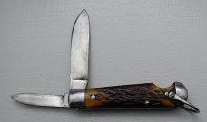 Imperial In Very Good Condition With Brown Bone Covers 3 3/8 Imperial In Very Good Condition With Brown Bone Covers 3 3/8