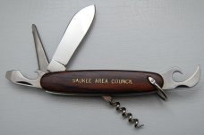 Imperial Unofficial Scout With Walnut Covers 3 5/8 Imperial Unofficial Scout With Walnut Covers 3 5/8