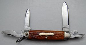 John Primble Unofficial Scout With Brown Bone Covers 3 5/8