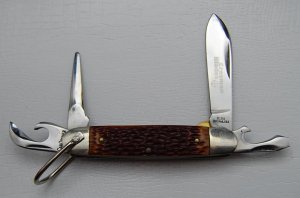 Crosman Unofficial Scout With Brown Jigged Synthetic Covers 3 3/8