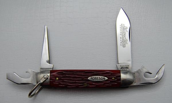 Robeson Unofficial Scout With Red Jigged Synthetic Covers 3 5/8 Robeson Unofficial Scout With Red Jigged Synthetic Covers 3 5/8