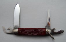 Robeson Unofficial Scout With Red Jigged Synthetic Covers 3 5/8 Robeson Unofficial Scout With Red Jigged Synthetic Covers 3 5/8