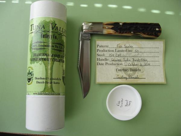 TUNA VALLEY BURNT STAG FISH SCALER #1 TUNA VALLEY BURNT STAG FISH SCALER #1