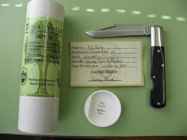 TUNA VALLEY BUFFALO HORN FISH SCALER #1