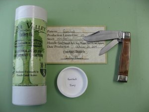 TUNA VALLEY MAMMOTH IVORY GUNSTOCK JACK #1