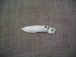 Schrade + USA CH3 Blade serrated edge NOS