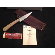 L.T. Wright Handcrafted Knives - Coyote - Snakeskin Micarta  